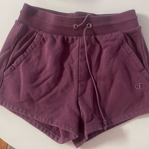 Urban outfitters purple champion sweat shorts
